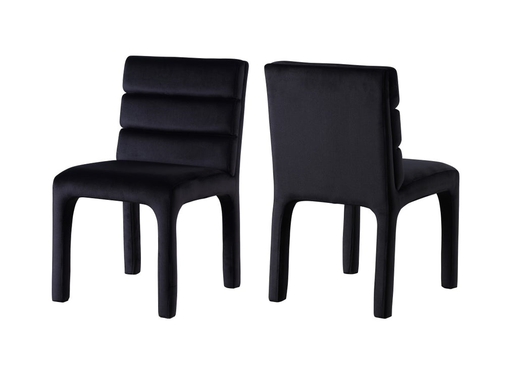 Megara Dining Chair (Black) (Set of 2)