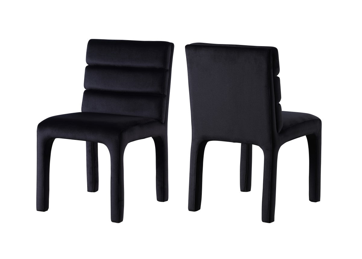 Megara Dining Chair (Black) (Set of 2)