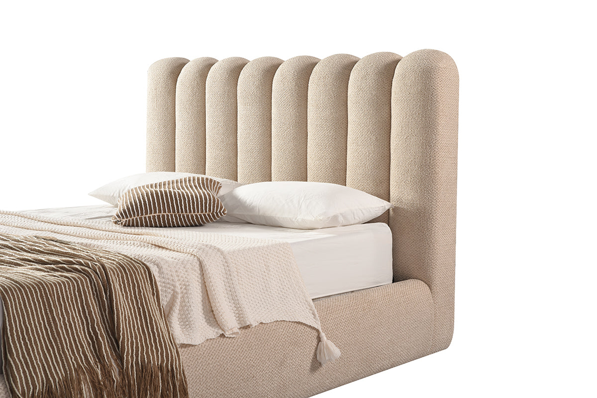 King Lift Bed Frame (Taupe)