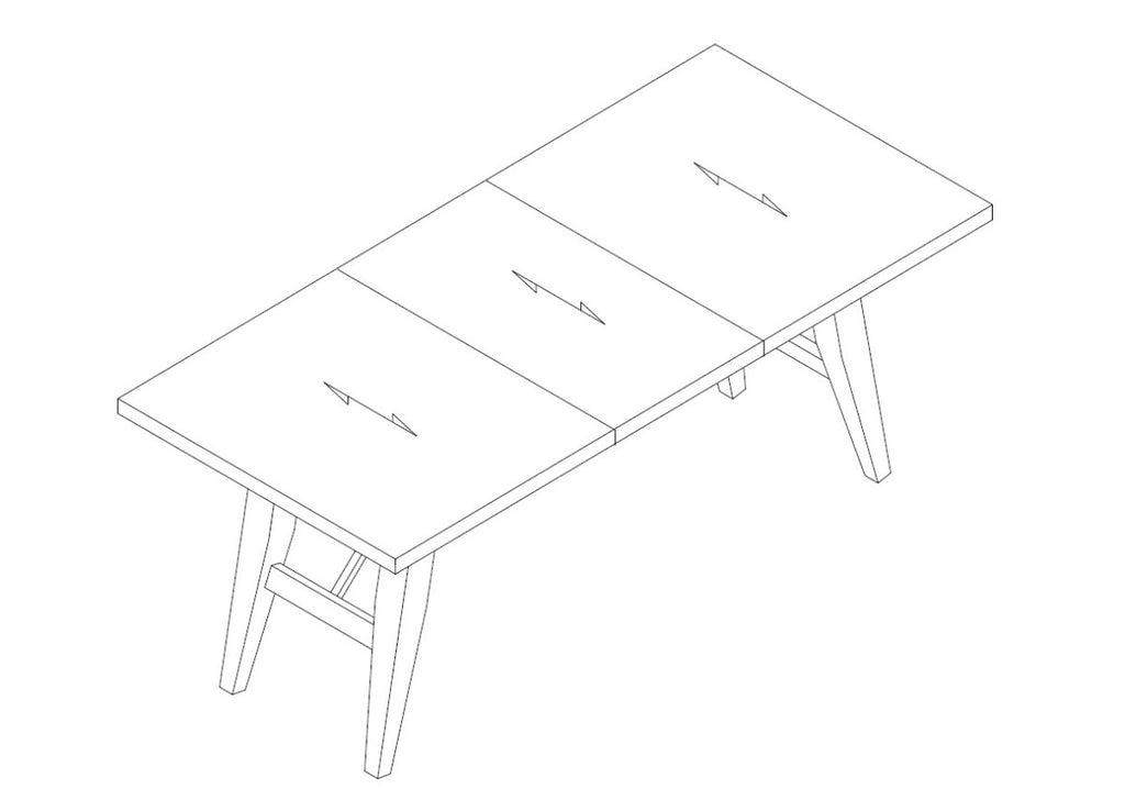 Jordan Dining Table (Grey)