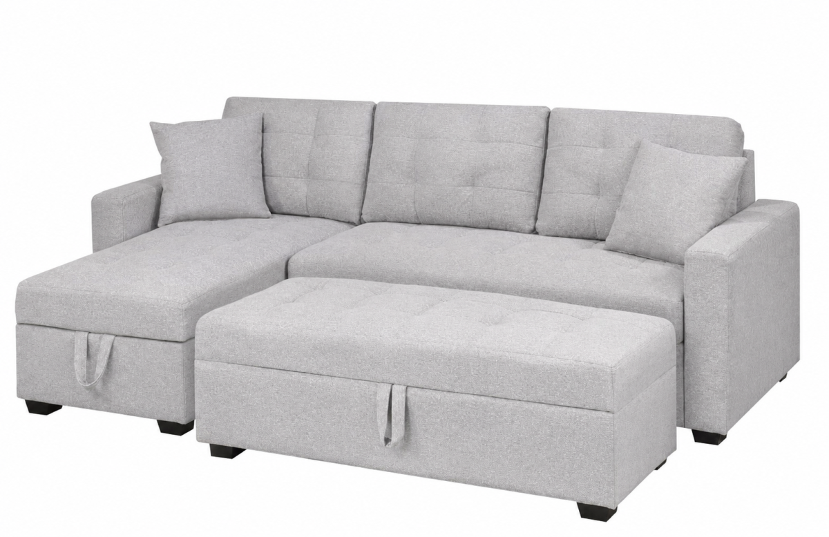Storage Sectional & Ottoman