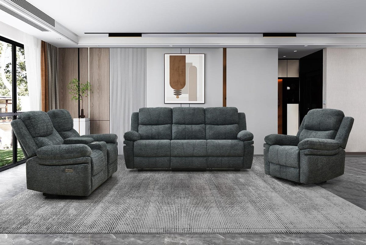 Thea Power Recliner (Charcoal)