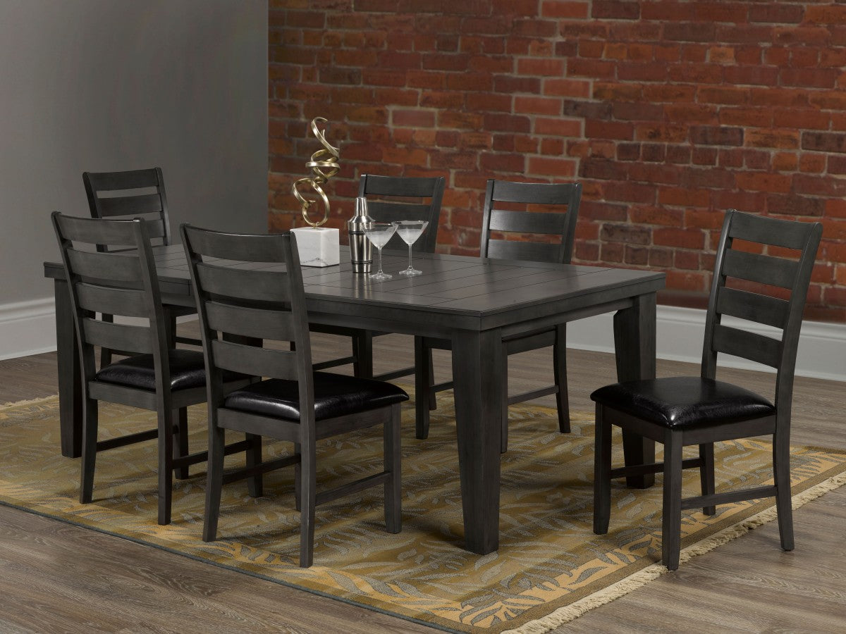 7-Piece Dining Set (Grey)