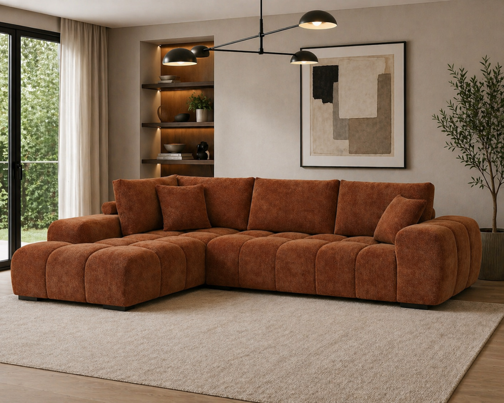 LHF Sectional (Rust)