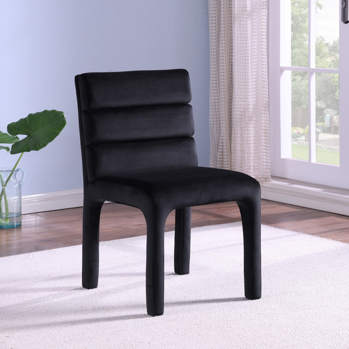 Megara Dining Chair (Black) (Set of 2)