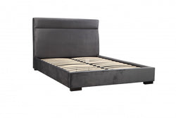 Queen Platform Bed (Grey) - ZX-381Q