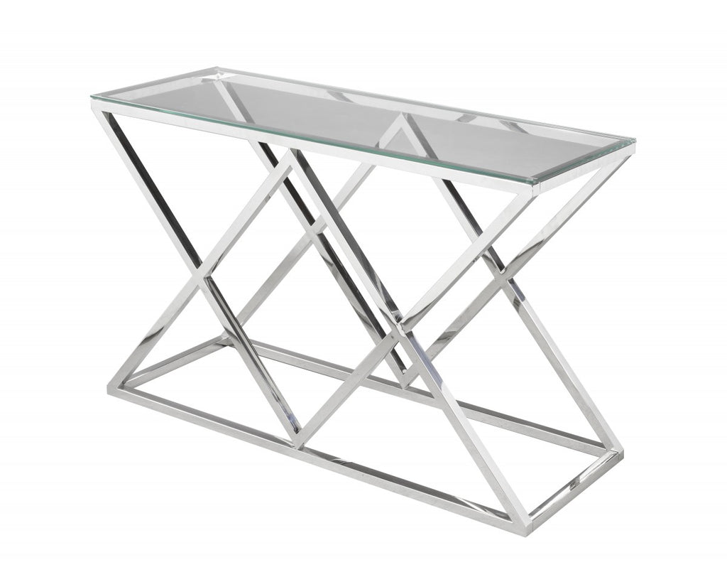 Sofa Table (Silver)