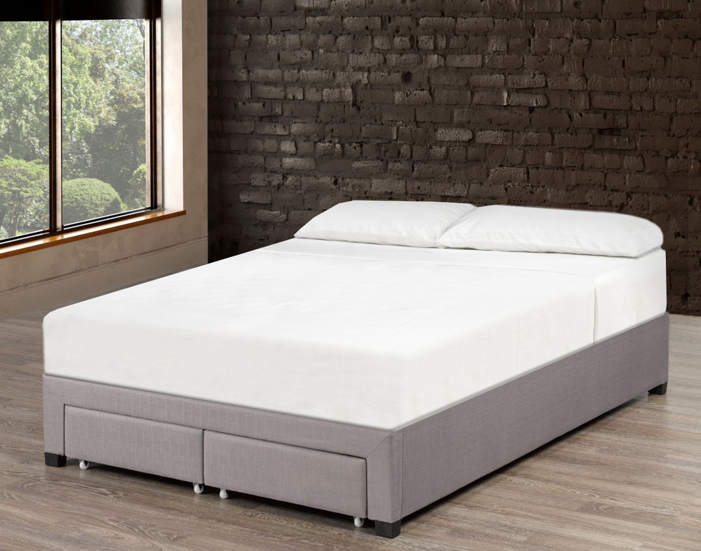 Bradley Full Bed Base (Grey)