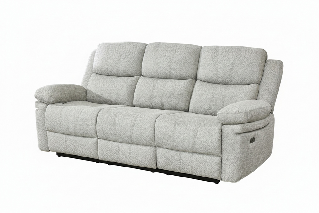 Thea Power Recliner Sofa (Beige)