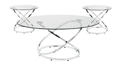 3-Piece Coffee Set (Silver)