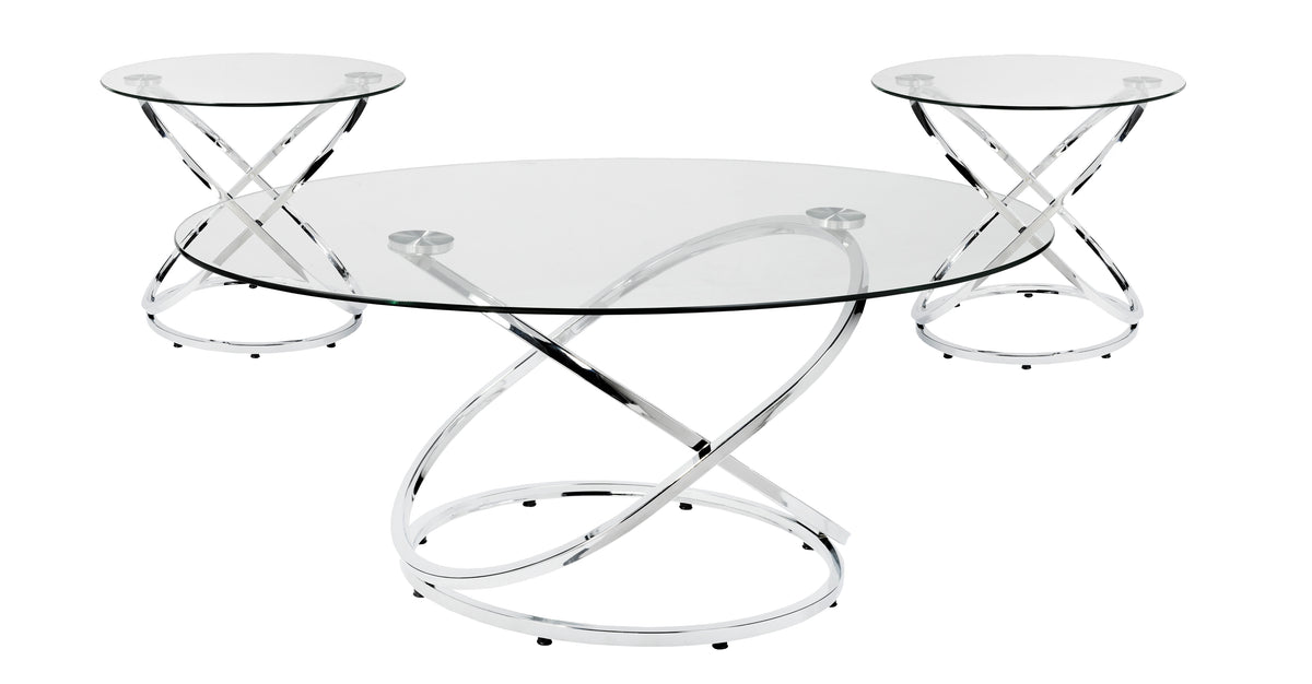 3-Piece Coffee Set (Silver)