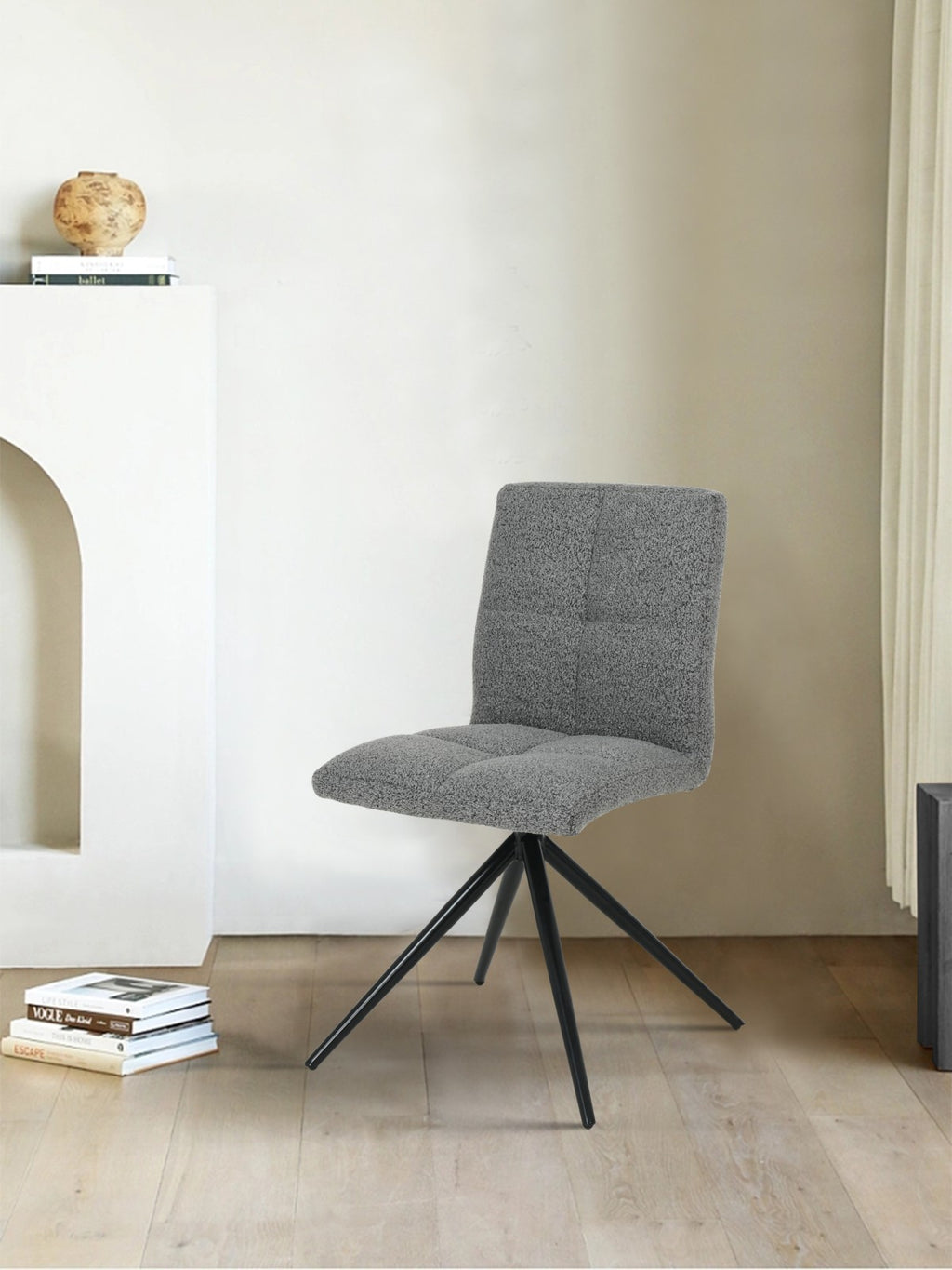 Dining Chair (Dark Grey) (Set of 2) - 22138