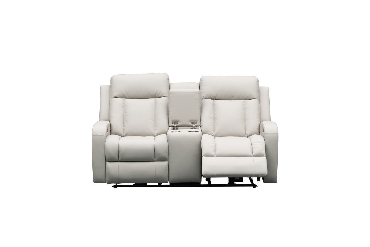 Power Recliner Love Seat (Beige)