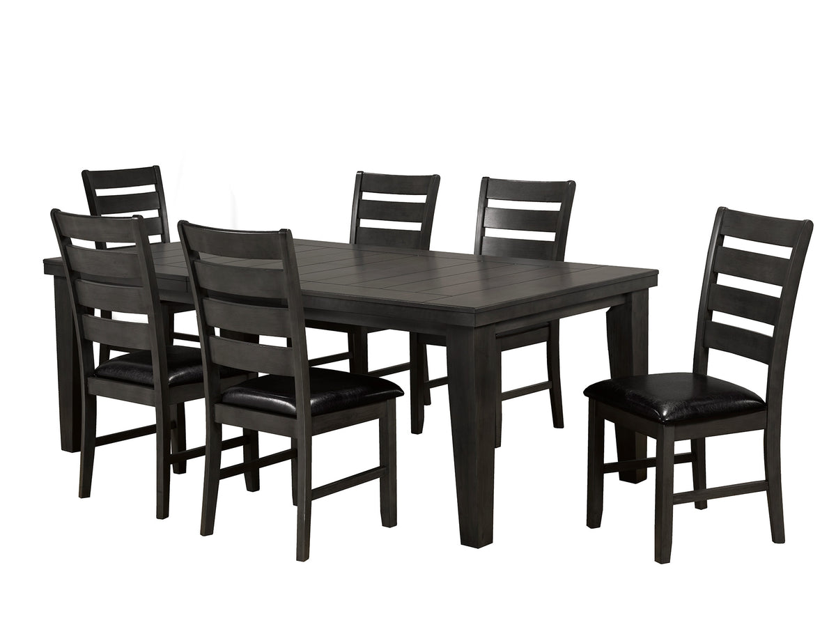 7-Piece Dining Set (Grey)