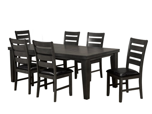 7-Piece Dining Set (Grey)