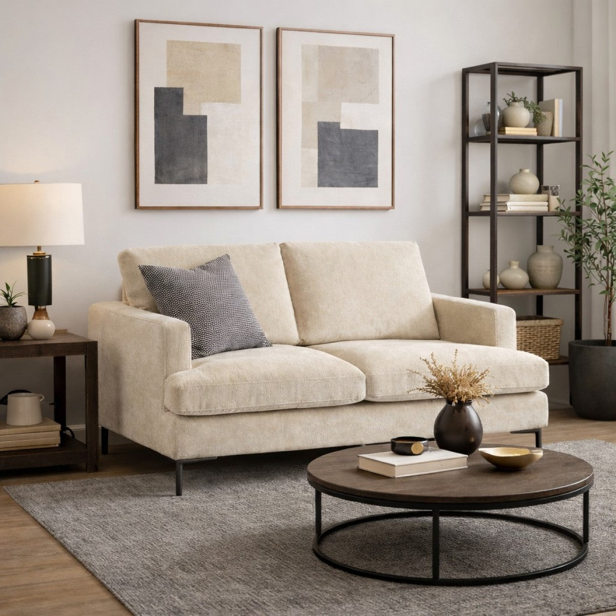 Love Seat (Beige) - 240997