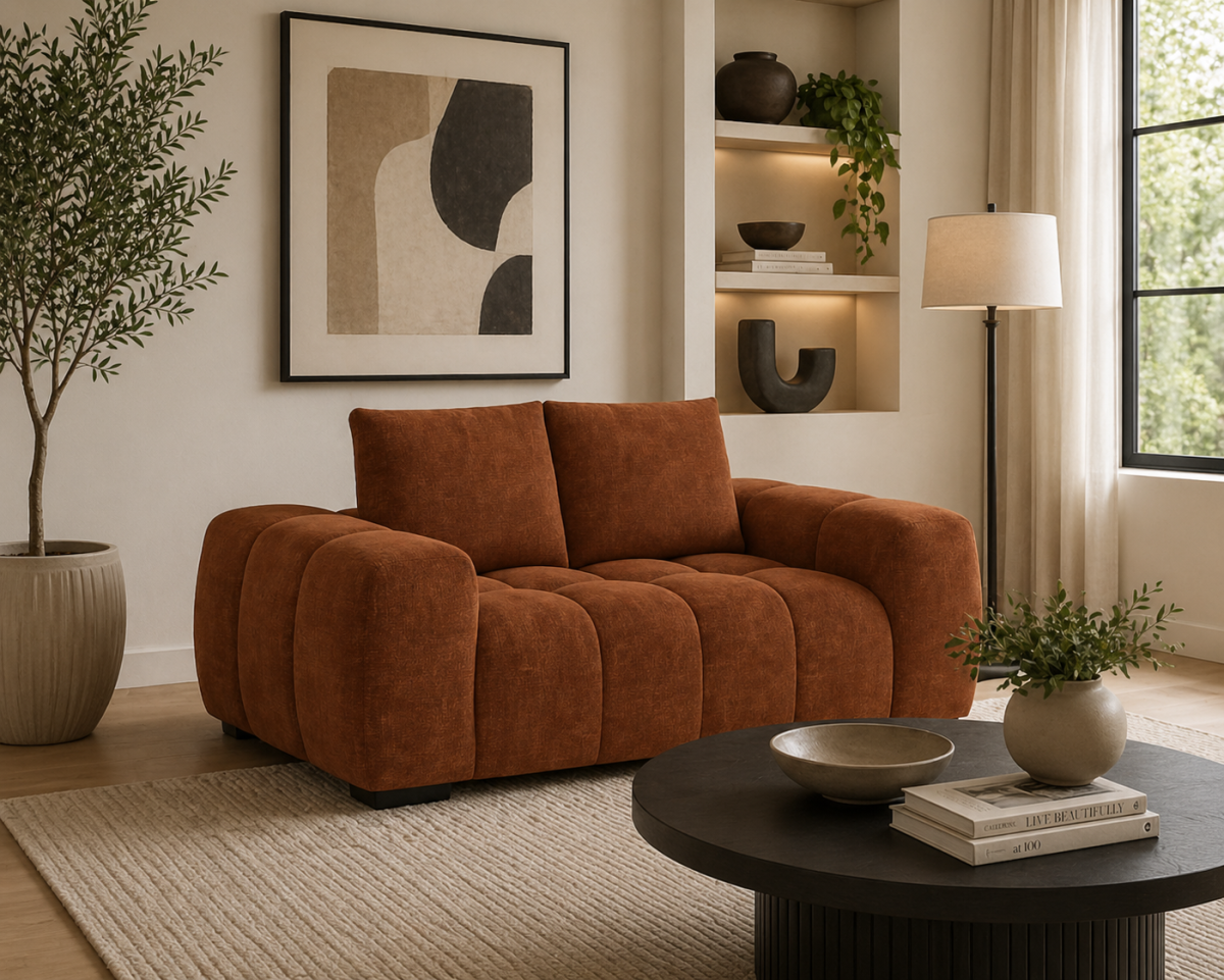 Love Seat (Rust)