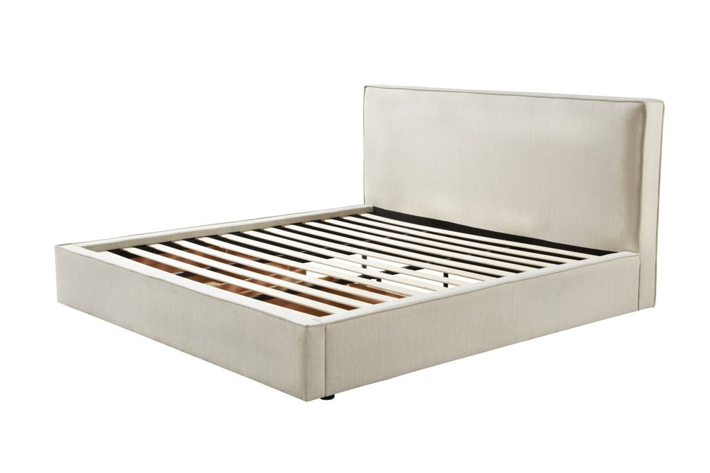 King Storage Bed (Beige)