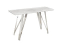 Sofa Table (White/Silver)
