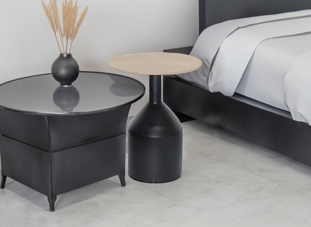 Akira Accent Table (Black/Gold)
