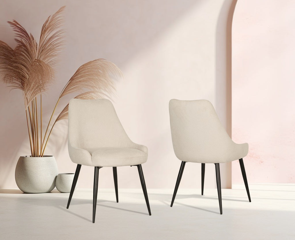 Skylar Dining Chair (Beige) (Set of 2)
