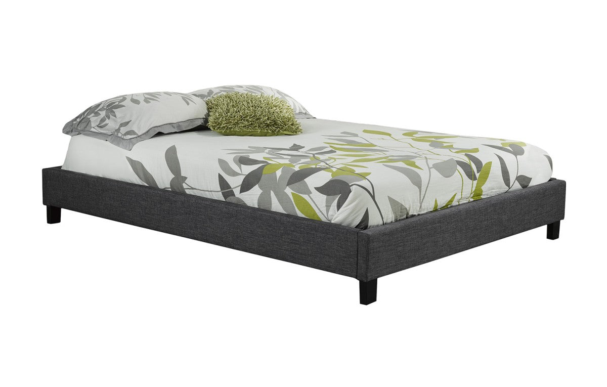 Queen Platform Bed Frame (Grey)