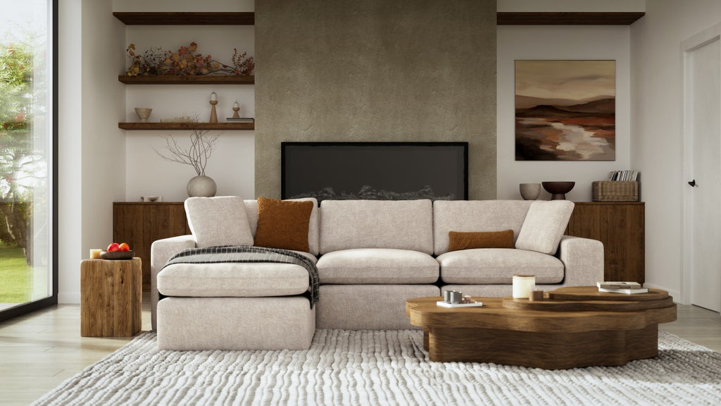 Sectional (Beige)
