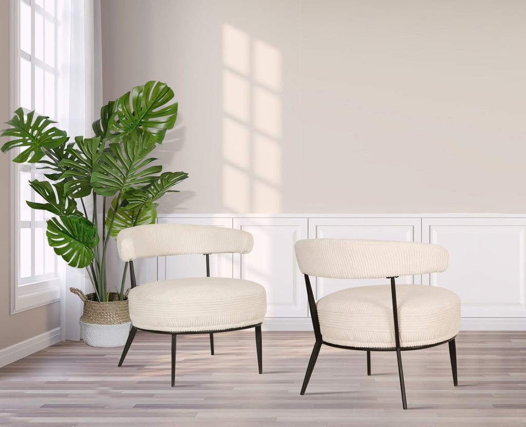 Ariana Accent Chair (Cream)