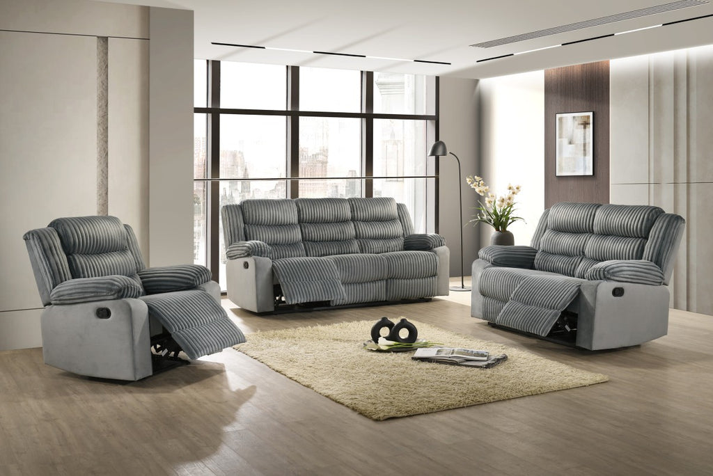 Romilly Recliner Sofa (Grey)