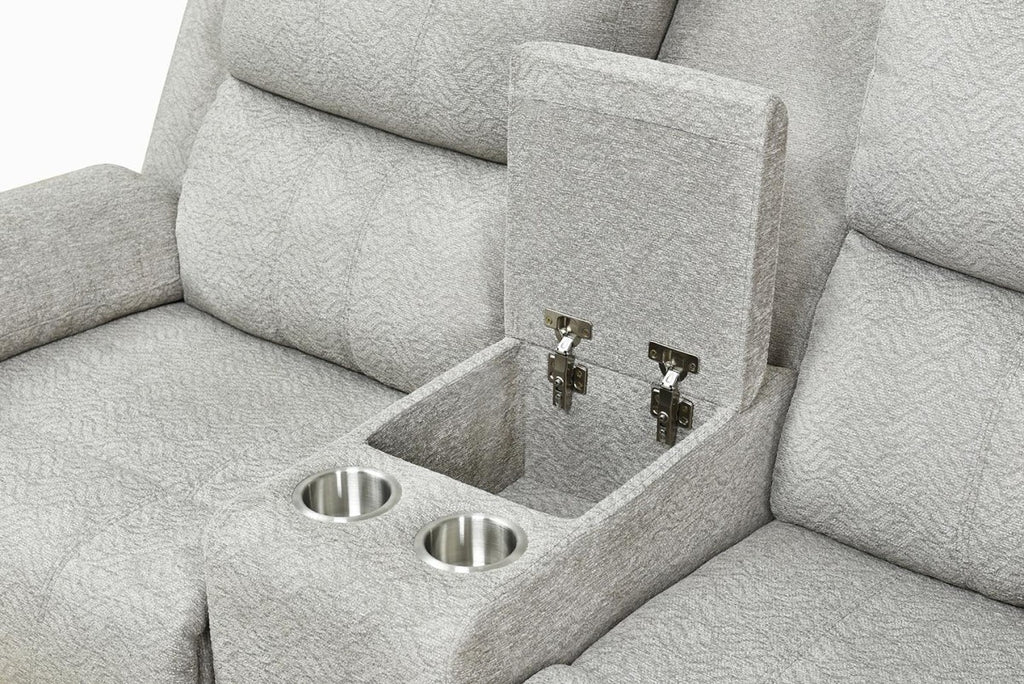 Thea Power Recliner Love Seat (Beige)