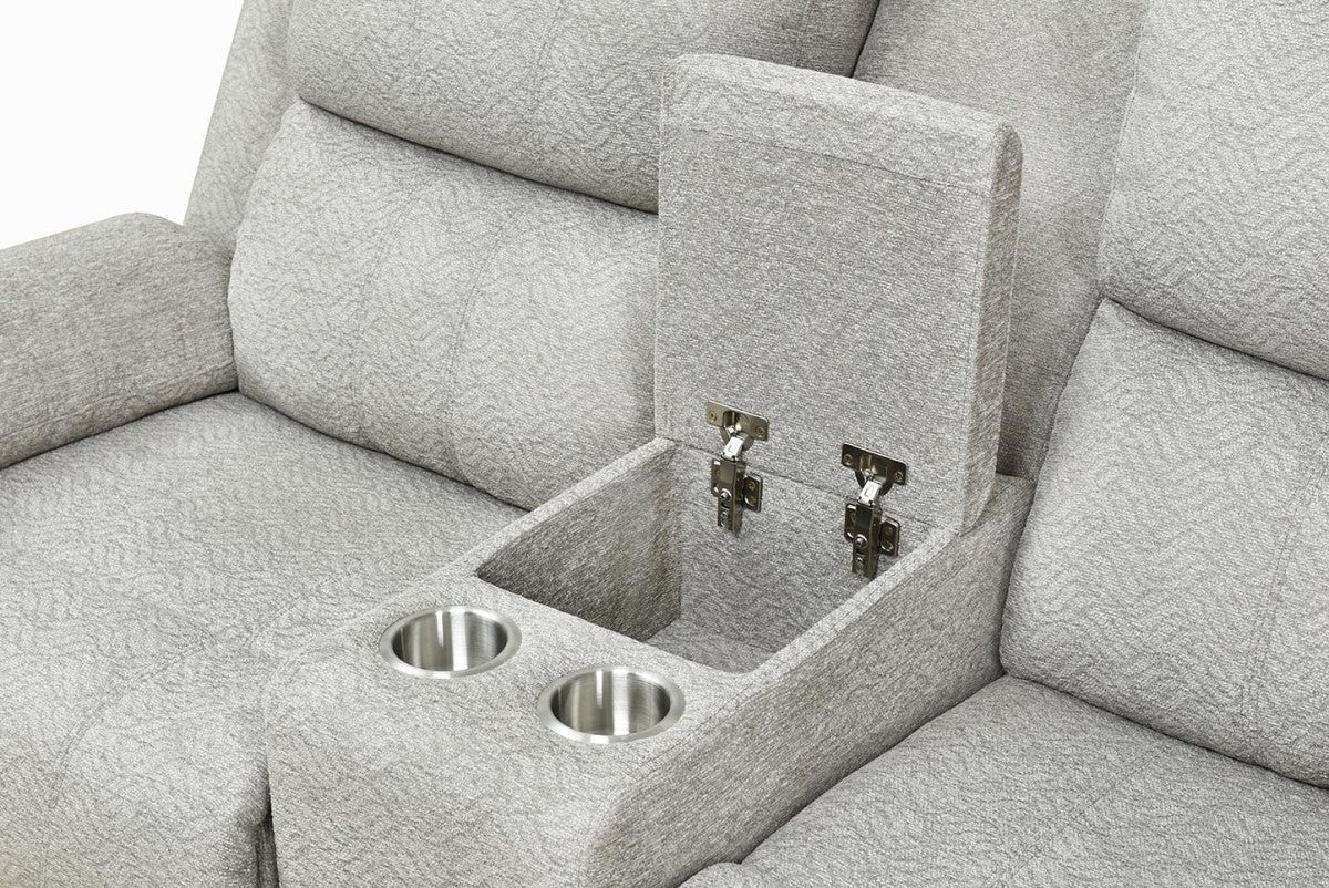 Thea Power Recliner Love Seat (Beige)
