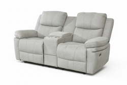 Thea Power Recliner Love Seat (Beige)