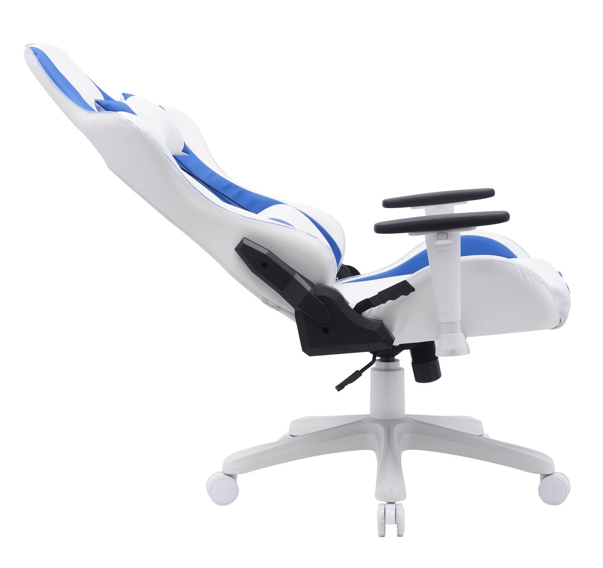 Gaming Chair (White/Blue)