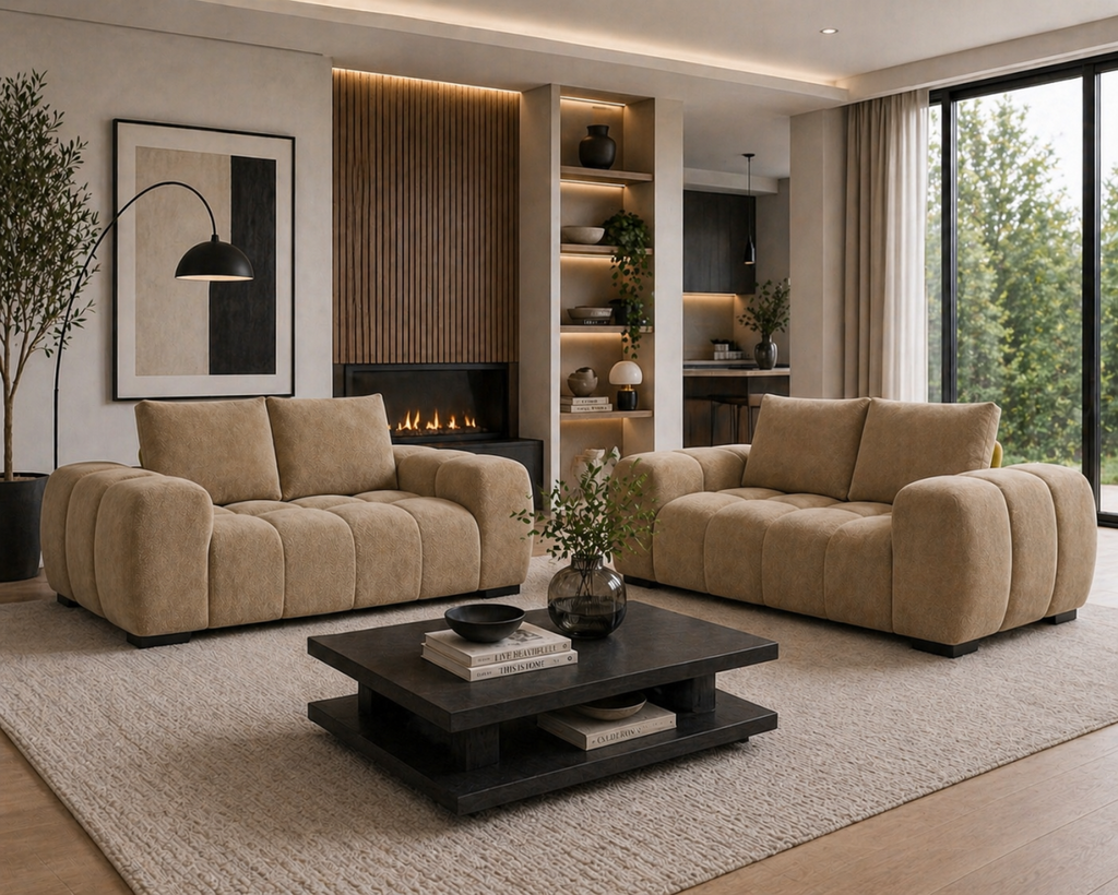 Love Seat (Taupe) - 922914