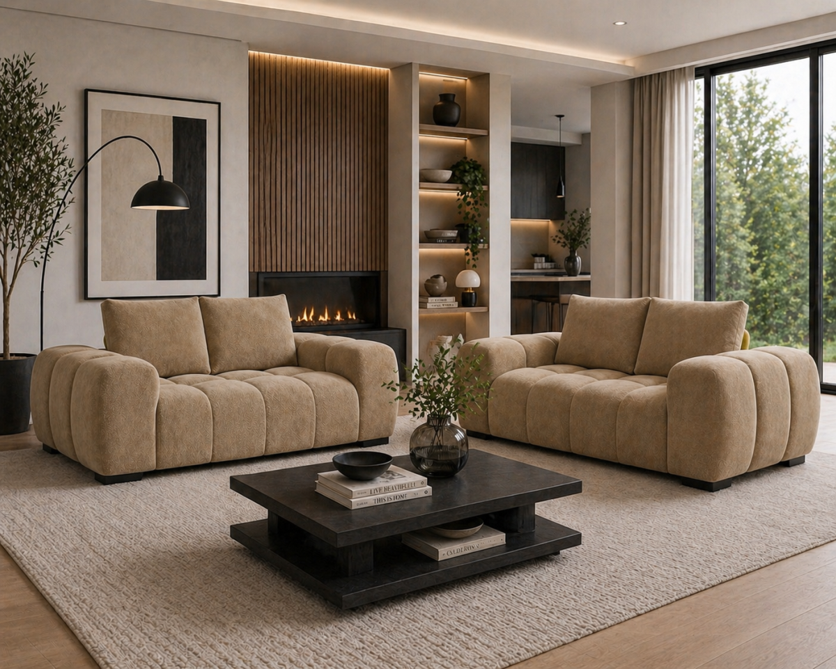 Love Seat (Taupe) - 922914