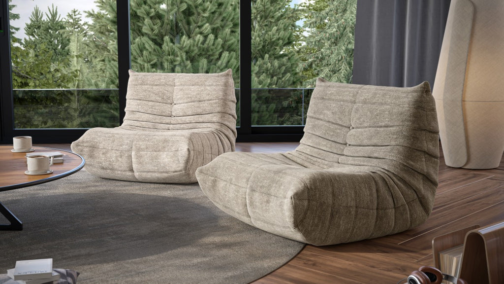 Kendall Armless Chair (Taupe)