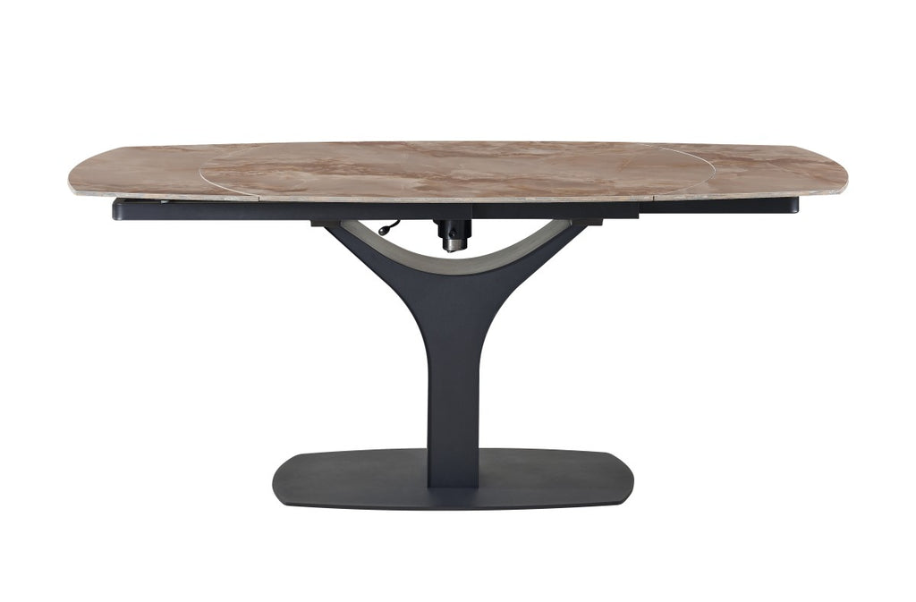 Imani Ext. Dining Table (Agate Brown)