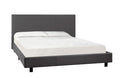 Queen Bed & Mattress Set (Grey)