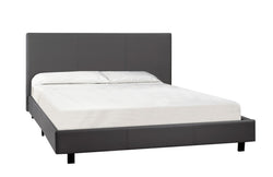 Queen Bed & Mattress Set (Grey)