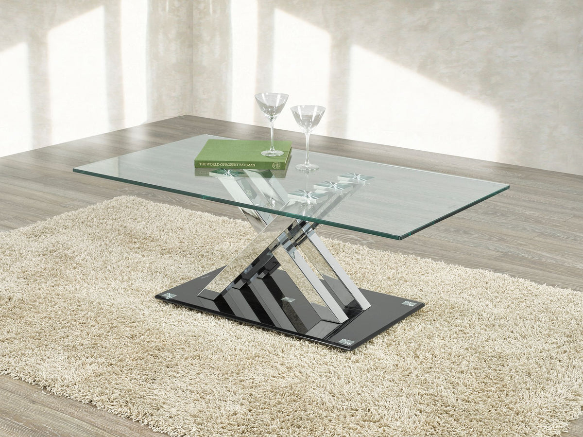 Coffee Table (Silver/Black)