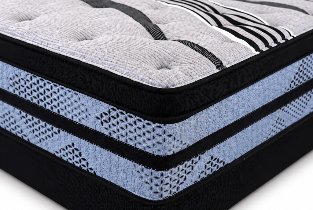 Snow Hybrid Mattress - corner detail