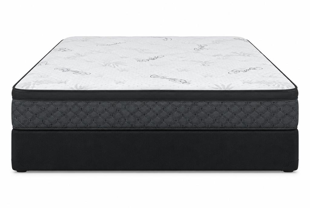 Sleep In Meagan Euro Top Mattress - foot end view