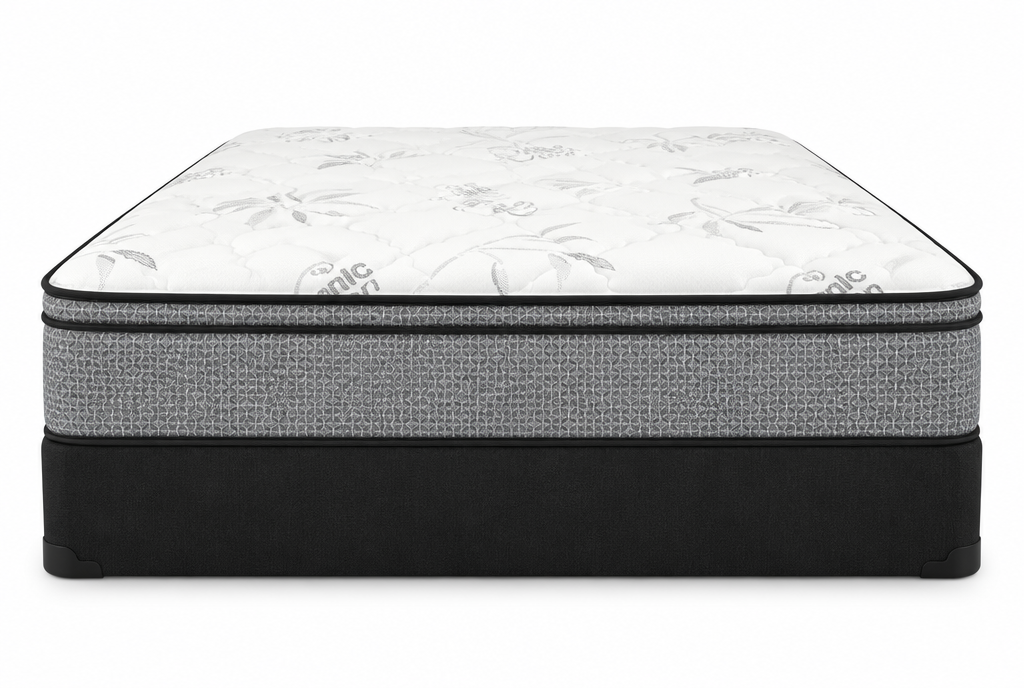 Sleep In Rest-o-pedic Euro Top Mattress - foot end view