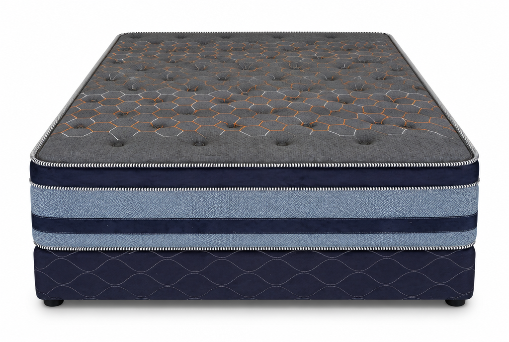 Sleep In Spine Comfort Hybrid Mattress - foot end view