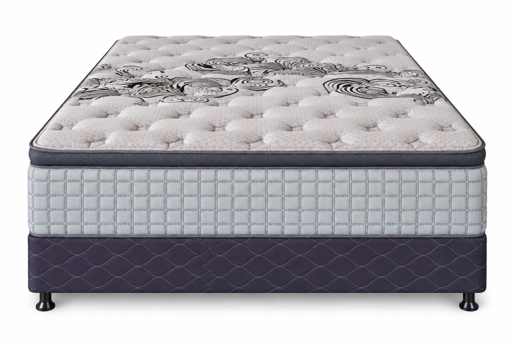 Sleep In Addison Hybrid Mattress - foot end view