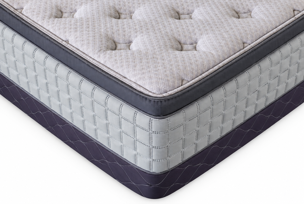 Sleep In Addison Hybrid Mattress - corner detail