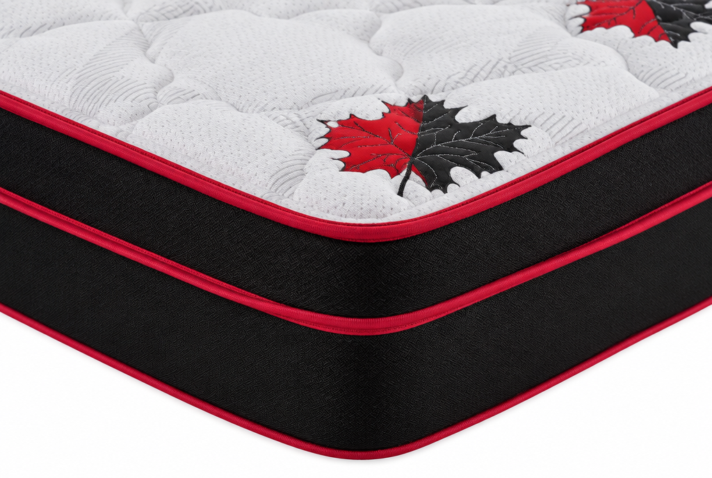 Alora Berlin 3″ Euro Pillowtop Coil Mattress - corner detail
