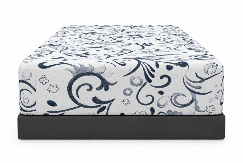 Alora Hazel Two-Sided Memory Foam Mattress - foot end view