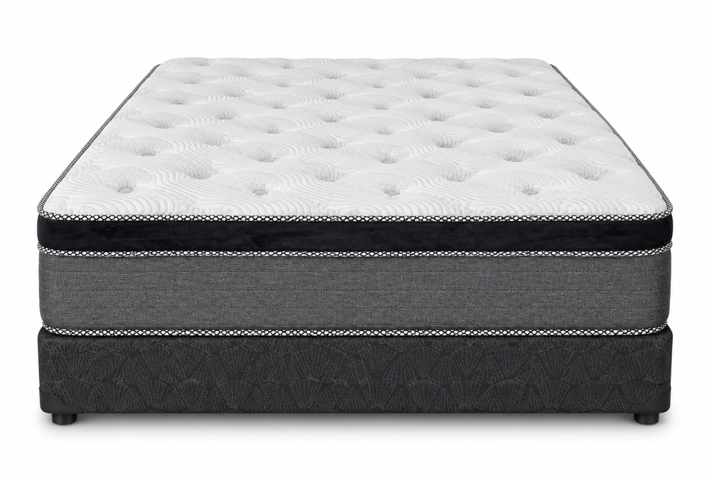 Dreamtime Emperor Dream Euro Top Pocket Coil Mattress - foot end view
