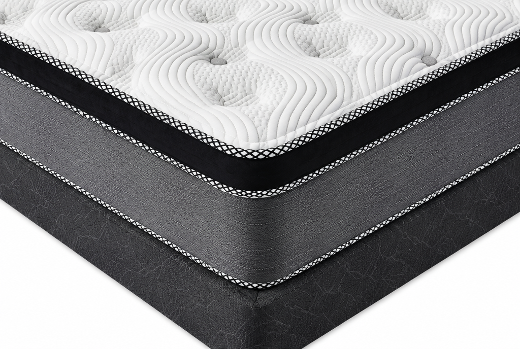 Dreamtime Emperor Dream Euro Top Pocket Coil Mattress - corner detail